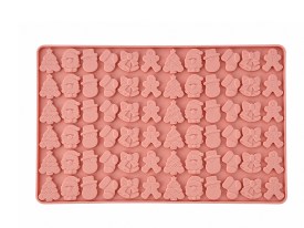 Molde silicona 72 mini figuras Navidad